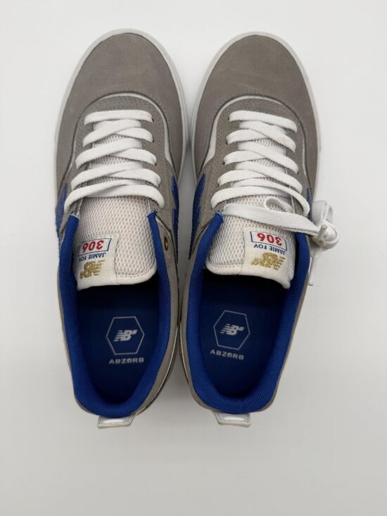 New New Balance Jamie Foy 306 Shoes Mens Size 9.5 Grey Suede Skate NM306JEF main image 8